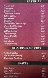 Komal Confectionery Point menu 1