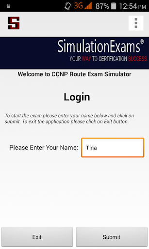 CCNP 642-902 Route Exam Sim