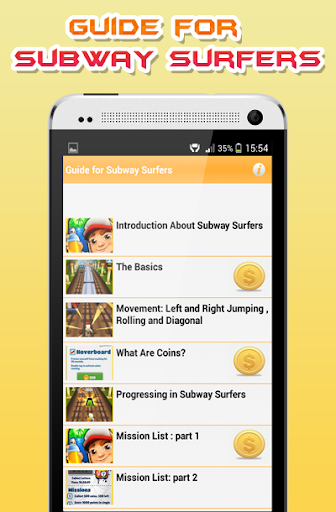 Guide for Subway Surfers