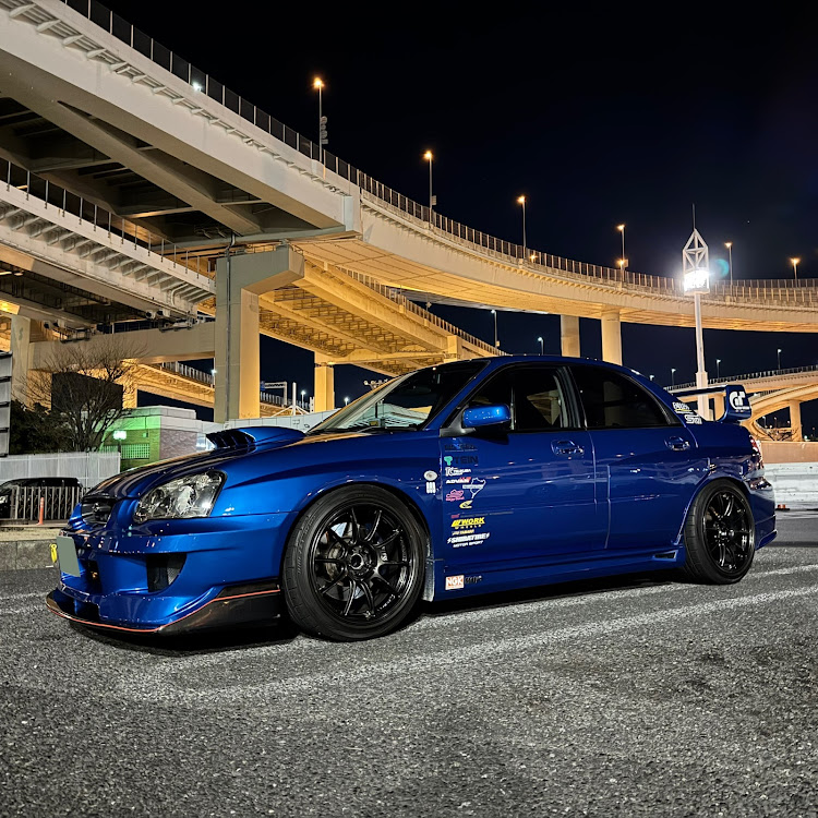 インプレッサ WRX STIのGDB Mスポーツエアロ・GDBワイドボディ・ウェッズスポーツTC105X・ホイールのツラ・房総フラワーラインツーリングに関するカスタム事例の投稿画像8枚目