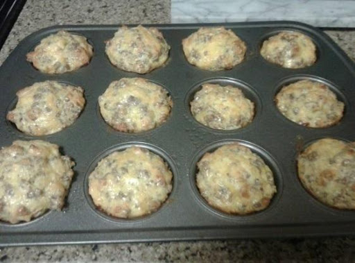 Sausage Cheesy Egg Muffins
