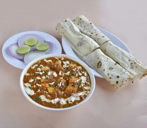 Paneer Butter Masala With Rumali Roti