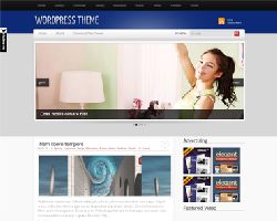 SimplyBlue Magazine WordPress Theme  