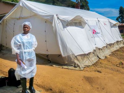 Unikani Mthipela, the head nurse, during the cholera outbreak in Blantyre, Malawi