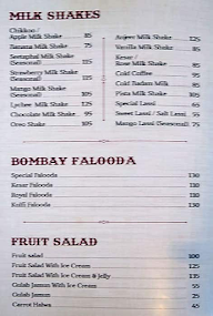 Sai Sagar menu 4