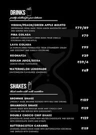 The Halt Lounge Cafe menu 1