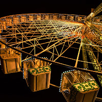 Ruota panoramica in notturna di Giancarlo Lava