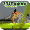 stickman run volcano adventure icon