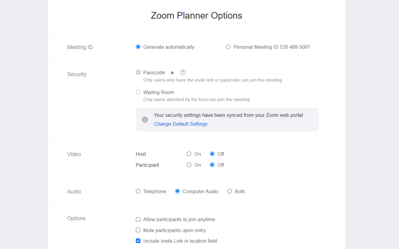 Scheduler for Zoom Preview image 7