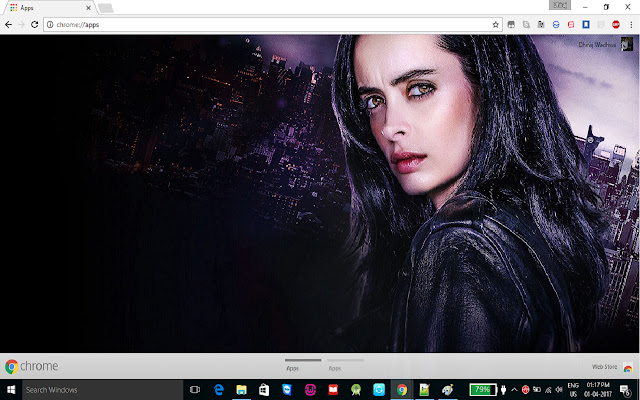 Jessica Jones Theme chrome extension