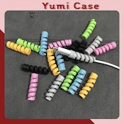 Lò Xo Xoắn Bọc Bảo Vệ Dây Cáp Điện Thoại, Tai Nghe Chống Đứt - 1 Cái Yumi Case