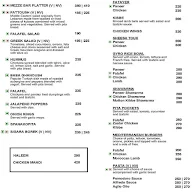 Mezze Bar menu 1