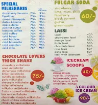 Fayaz Juice Center menu 2