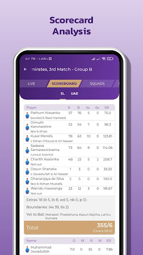 Screenshot Live Cricket Score - IPL