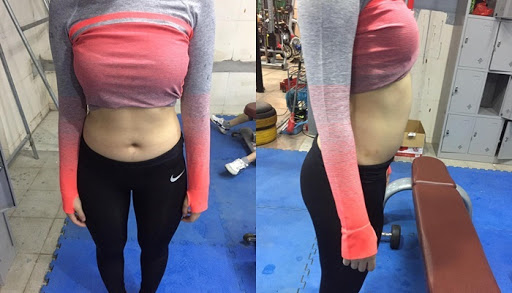 Dù không quá béo nhưng bụng mỡ nhiều và bắp tay, chân đều to khiến Thùy Linh vô vùng tự ti