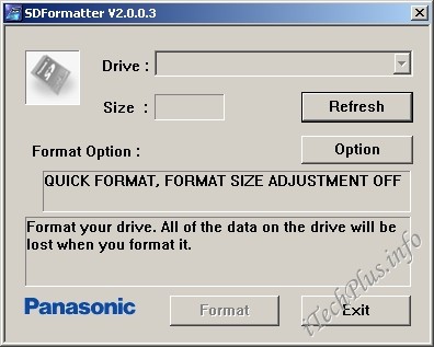 Dùng phần mềm SD Formatter Dùng phần mềm SD Formatter