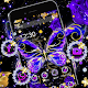 Download Purple Glitter Diamond Butterfly Theme For PC Windows and Mac 1.1.3