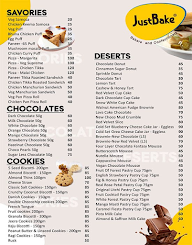 Just Bake menu 4