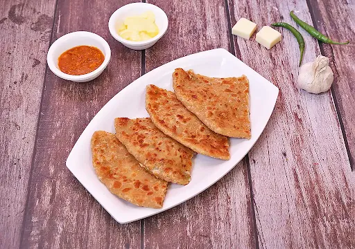 Spicy Garlic Chilli Cheese Paratha