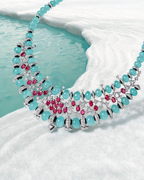 The Rituel Necklace from Cartier's Beautés du Monde high jewellery collection.