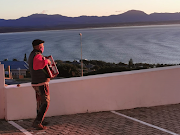 Lukas du Preez was seen playing his accordion outside the Life Bay View private hospital in Mossel Bay on Wednesday morning.  