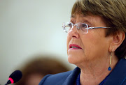 United Nations High Commissioner for Human Rights Michelle Bachelet attends a session of the Human Rights Council at the United Nations in Geneva, Switzerland, February 27, 2020. 