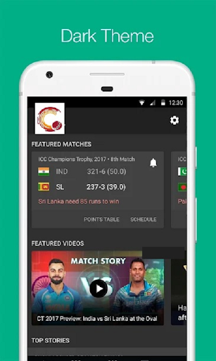 Screenshot Cricket Live - Live Scores