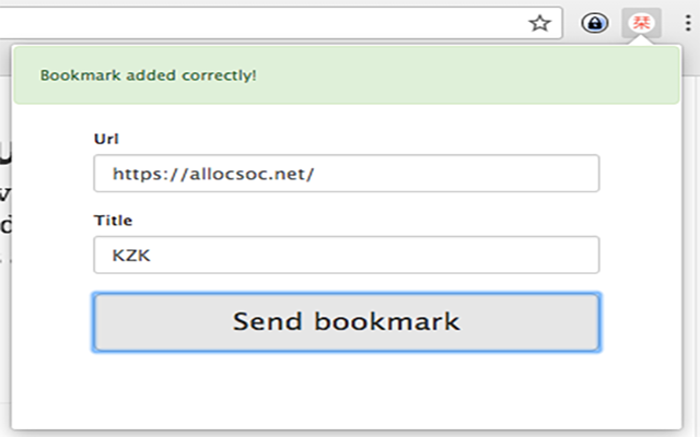 Shiori create bookmarks extension Preview image 0