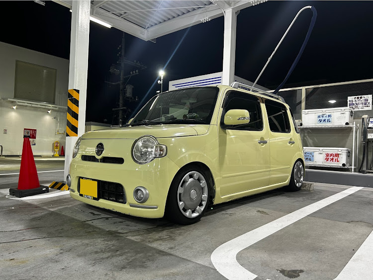 ミラココアのミラココア・コットンアイボリー・サーモスタット交換・洗車・地雷系しか勝たんに関するカスタム事例の投稿画像5枚目