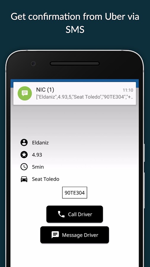   Ridesharing without Internet- 스크린샷 