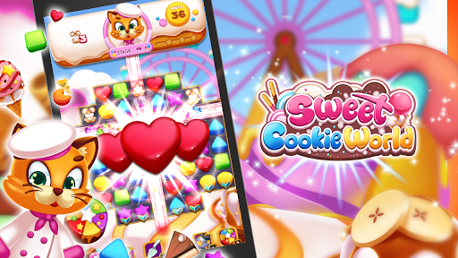 Sweet Cookie World : Match 3 Puzzle screenshots 10