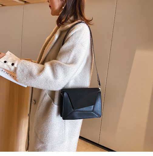 Title 8, Borsa a tracolla da donna in pelle, alla moda e...
