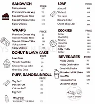 Kittys Cafe N Bakery menu 1