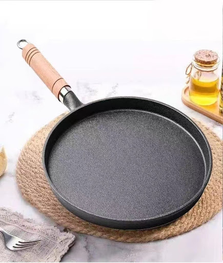 Title 8, Cast Iron Pan for home use, pancakes, and scall...