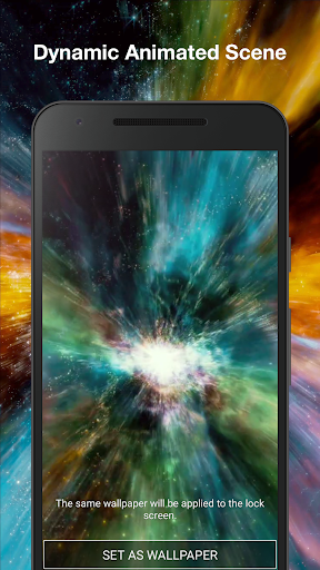 Screenshot Galaxy Space Live Wallpaper