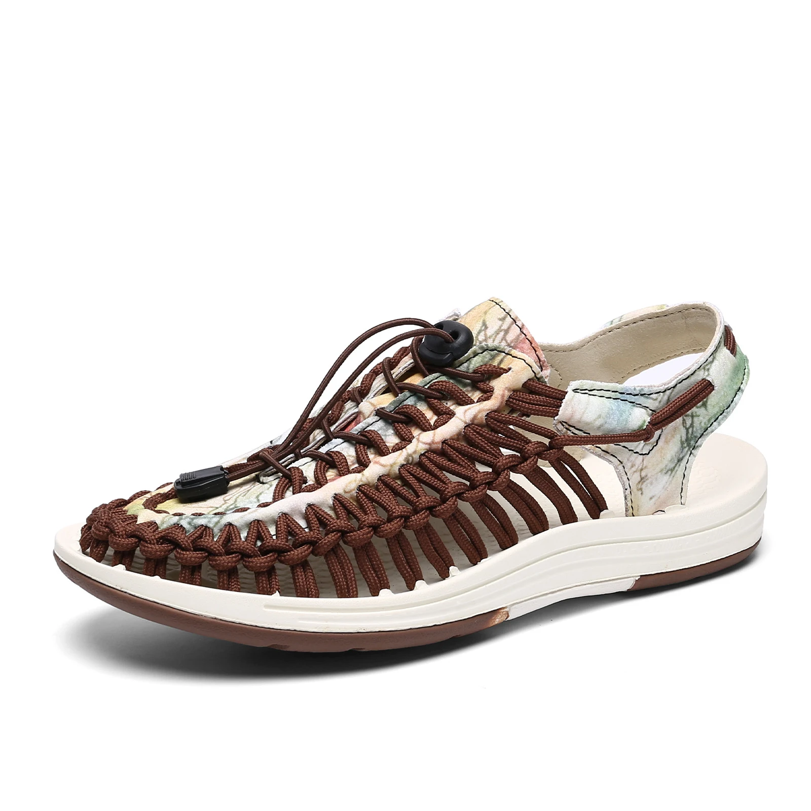 Title 11, Heren Trend Geweven Hollow Out Sandalen, luchti...