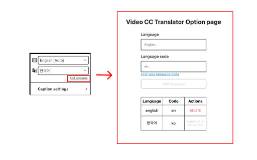 Video CC translator