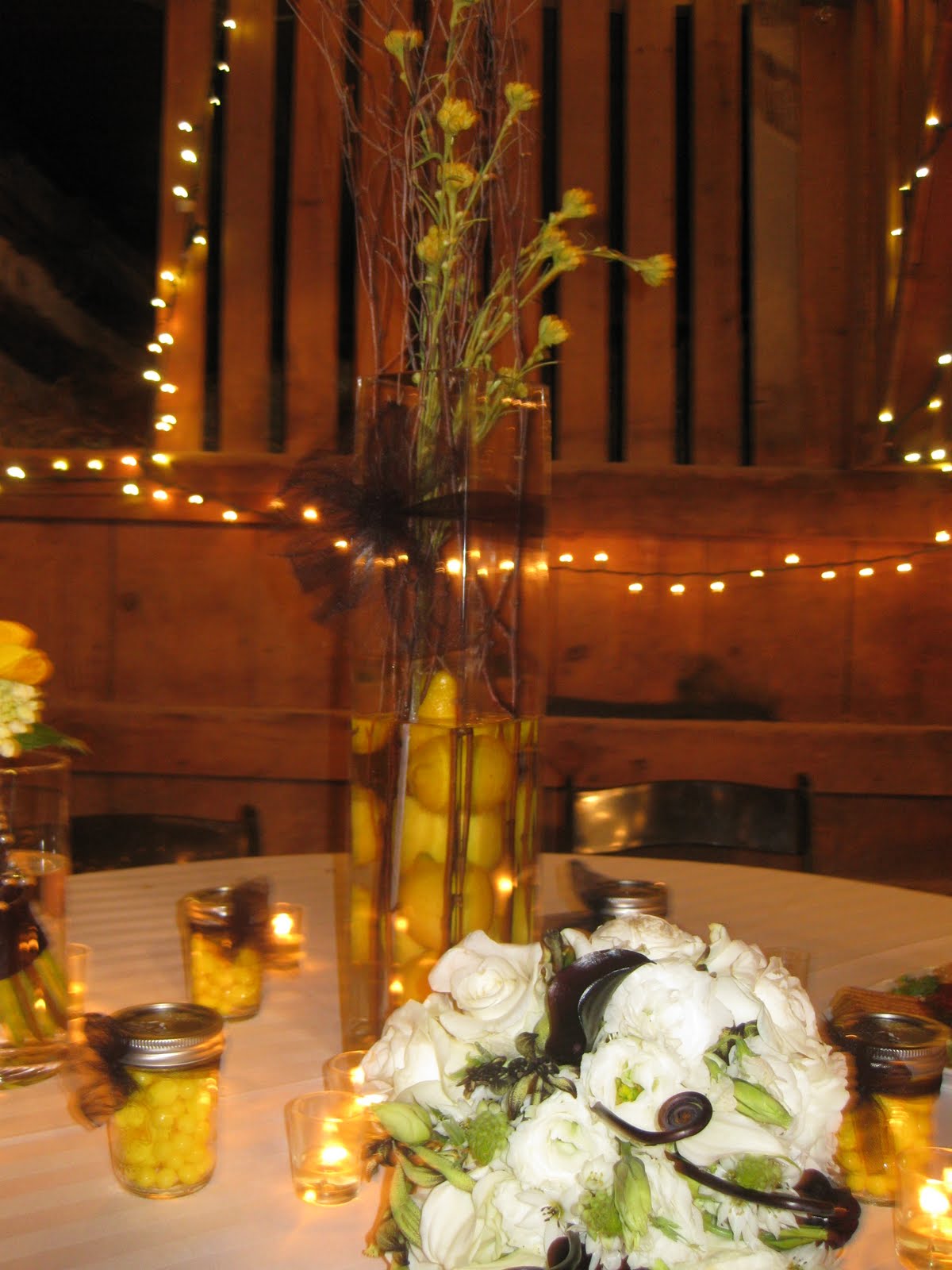 Homemade Wedding Centerpieces!