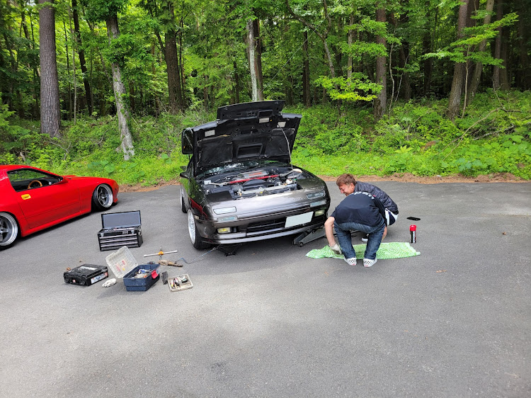 RX-7のドナドナ・故障・山梨から奈良へ・ブローじゃ無いよなに関するカスタム事例の投稿画像3枚目