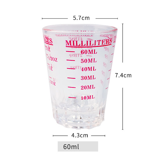 Title 5, Lead-free Italian Glass Graduated Measuring Cup...