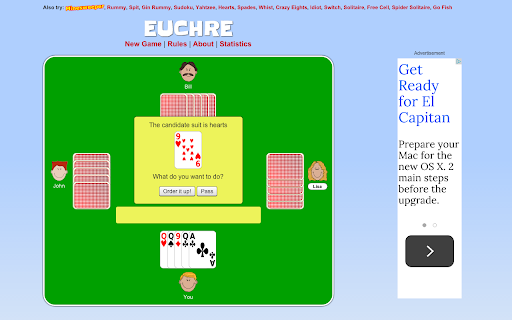 Euchre Card Game