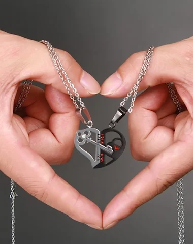 Pendant Love Necklace Set Lover Val - 3