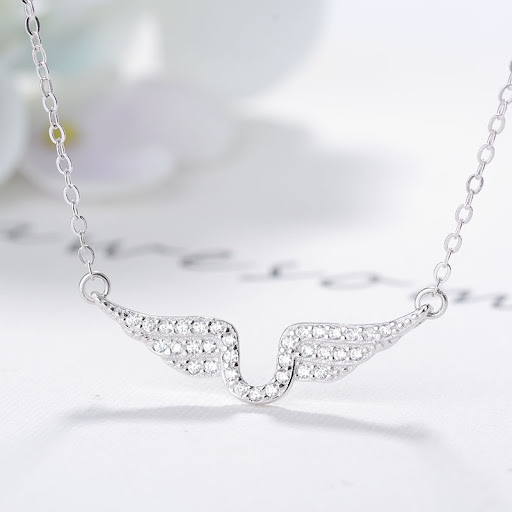Title 9, Ladies Light Luxury Necklace with Gilding Zirc...