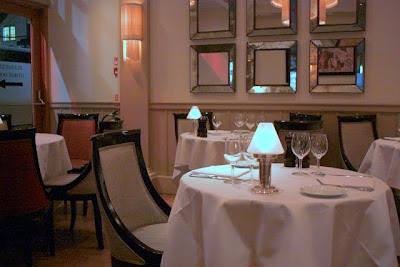 Table at Francos Restaurant in London