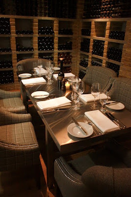 Private dining room at the Bistro du Vin Restaurant in Clerkenwell London