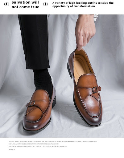 Title 1, Mens Slip-on High-grade Leather Shoes. Experie...