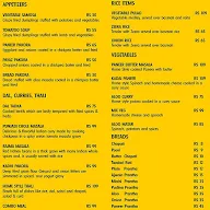 The Parivar Food menu 1