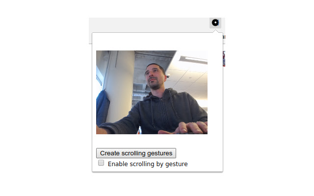 Cam Scroller chrome extension