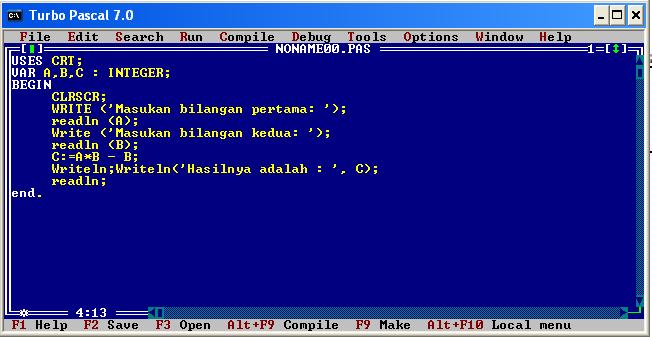 Just My Blog Dasar Dasar Pascal