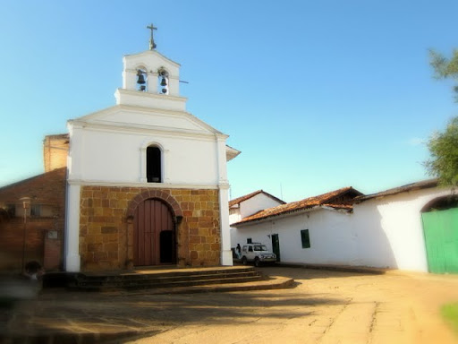 An old church in Barichara, Colombia